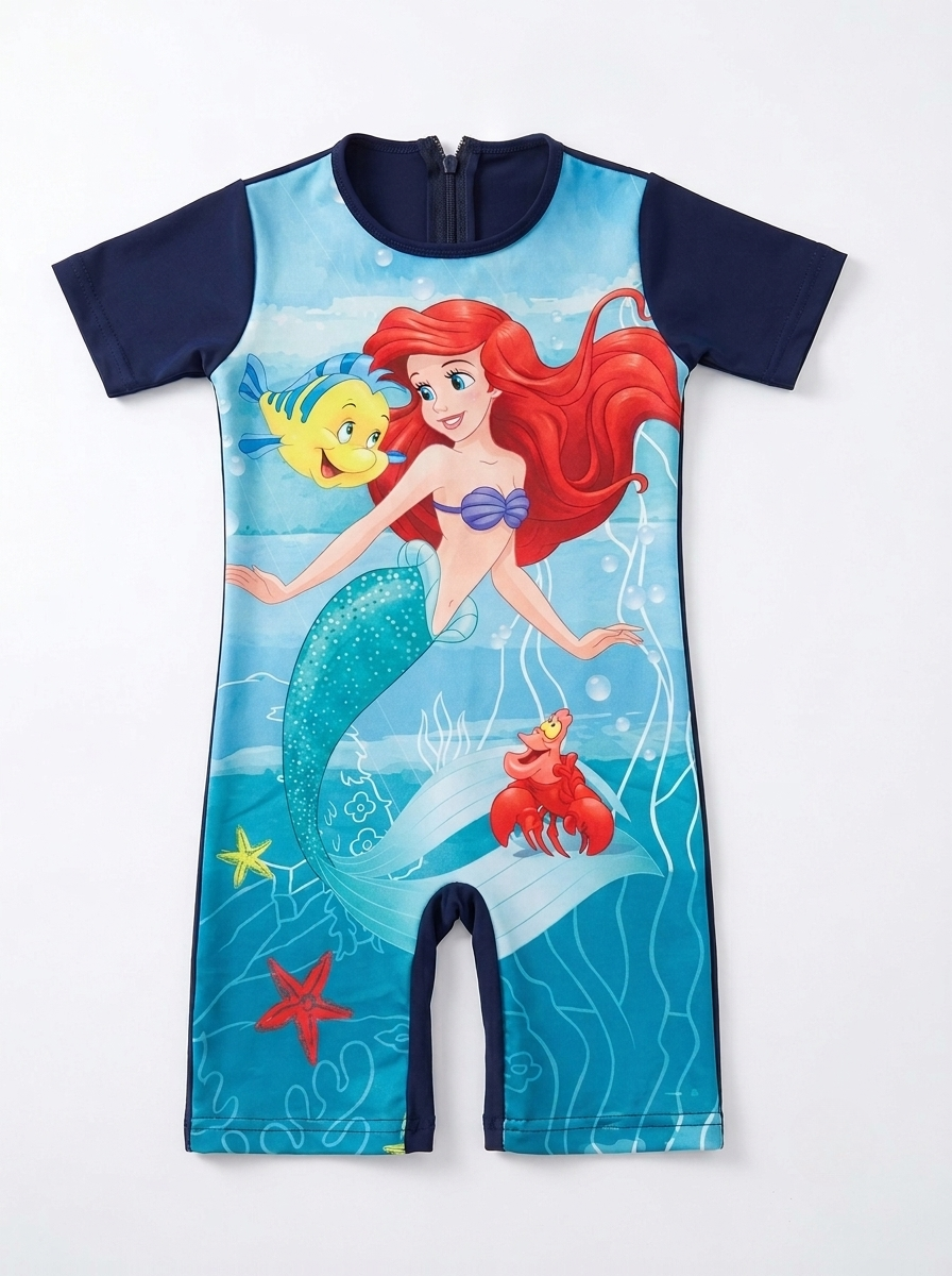Ariel Little Mermaid swimsuit — front print